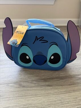 Disney Stitch Blue Kids Lunch Bag with Ears